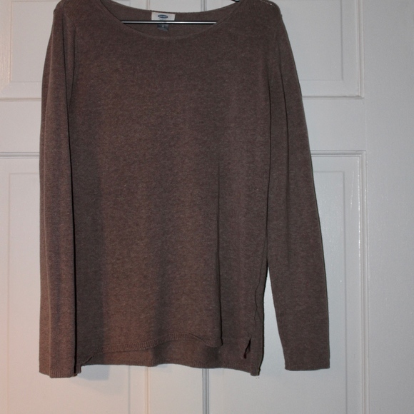 light brown old navy sweater size large - Picture 1 of 3